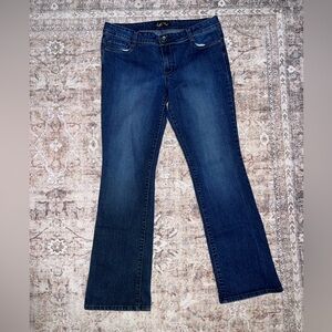 L.E.I. Ashley Lowrise Bootcut Jeans Y2K Medium Wash Size 13